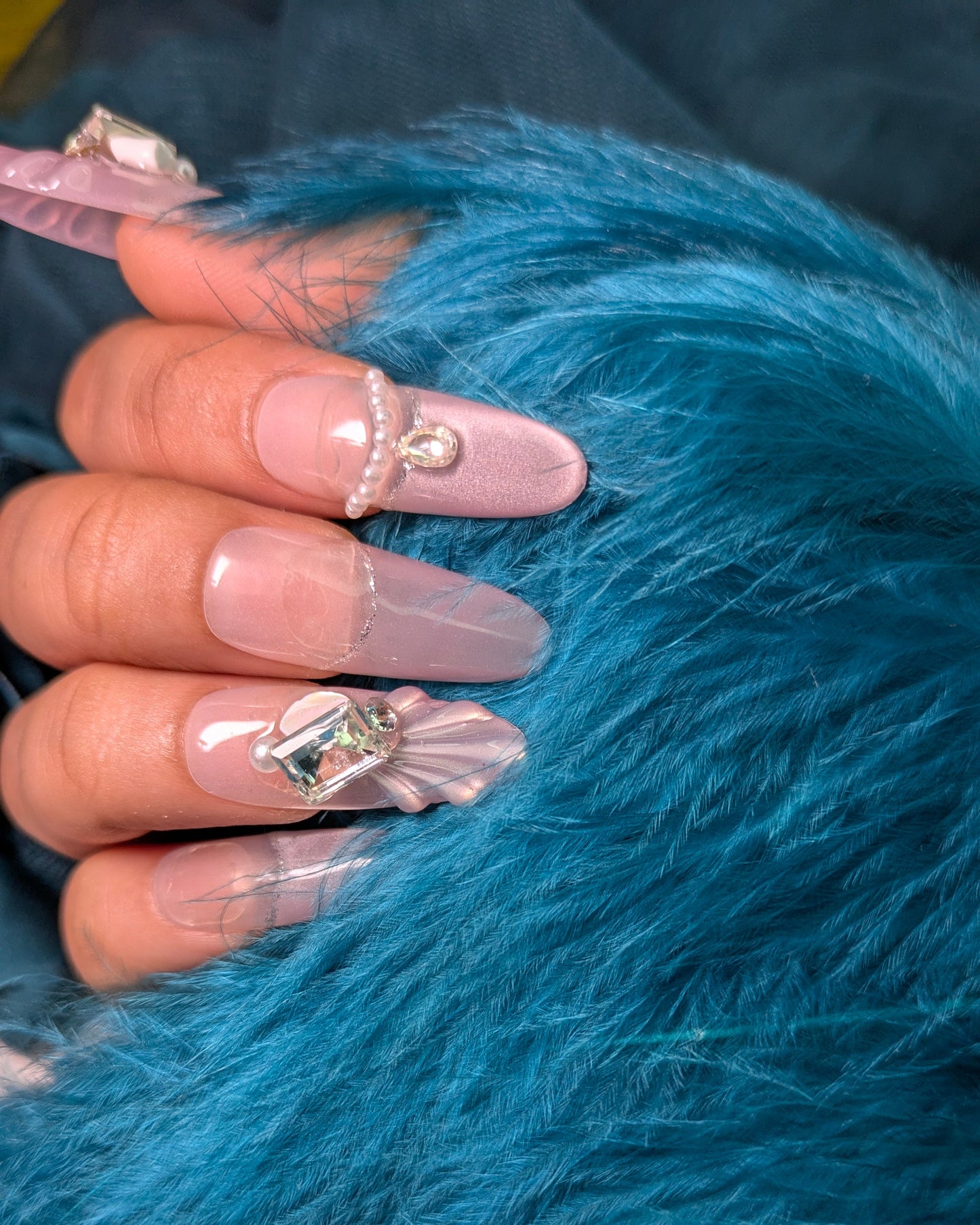 Purple Mermaid- Press on Nails