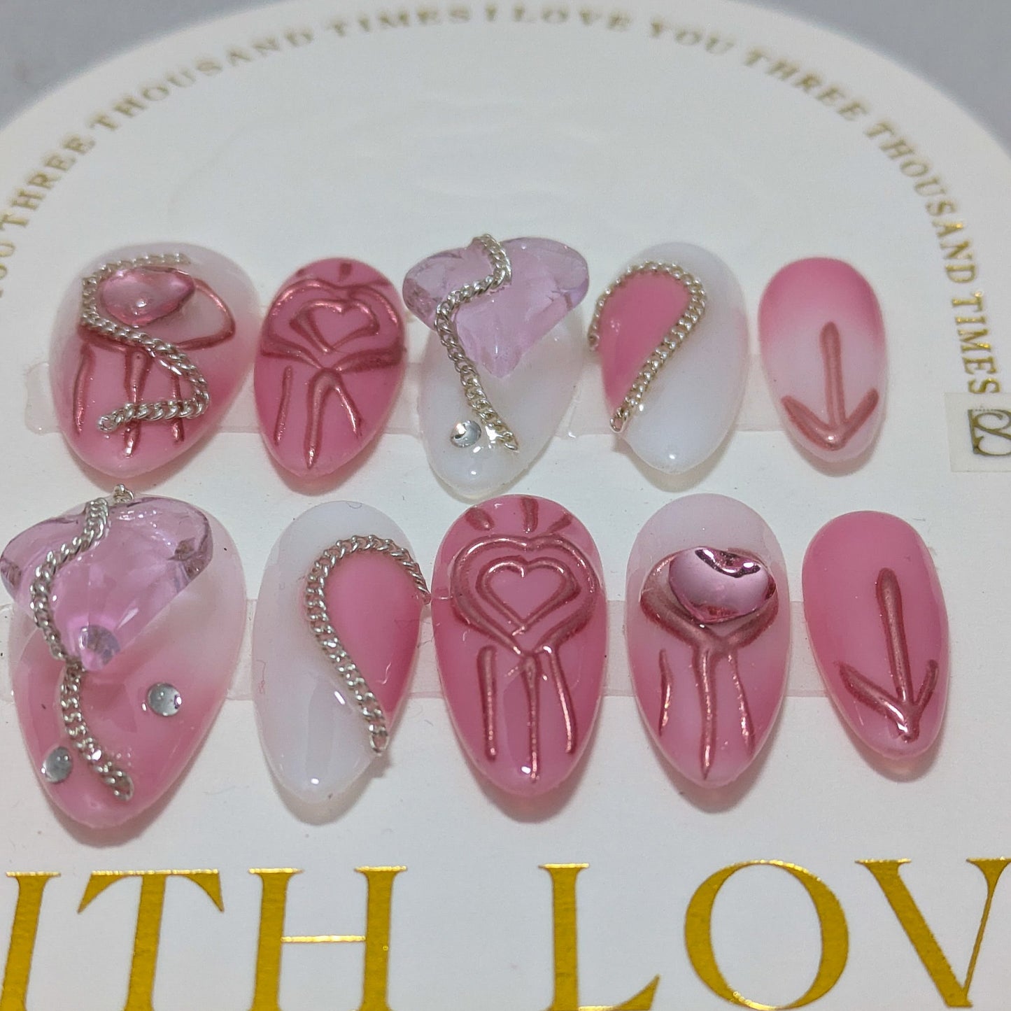 My Heart in chains - Press on Nails