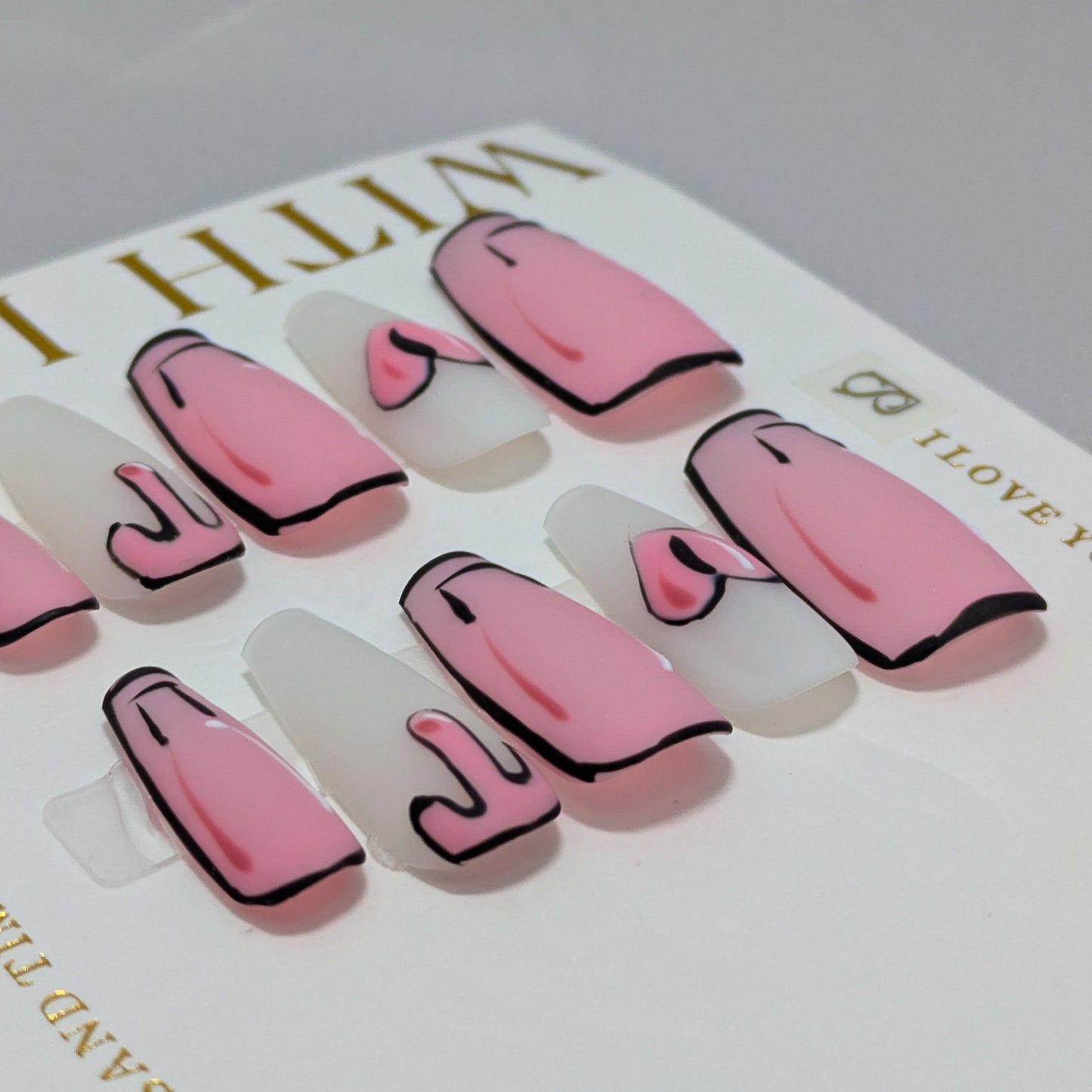 Cartoon Love - Press on Nails