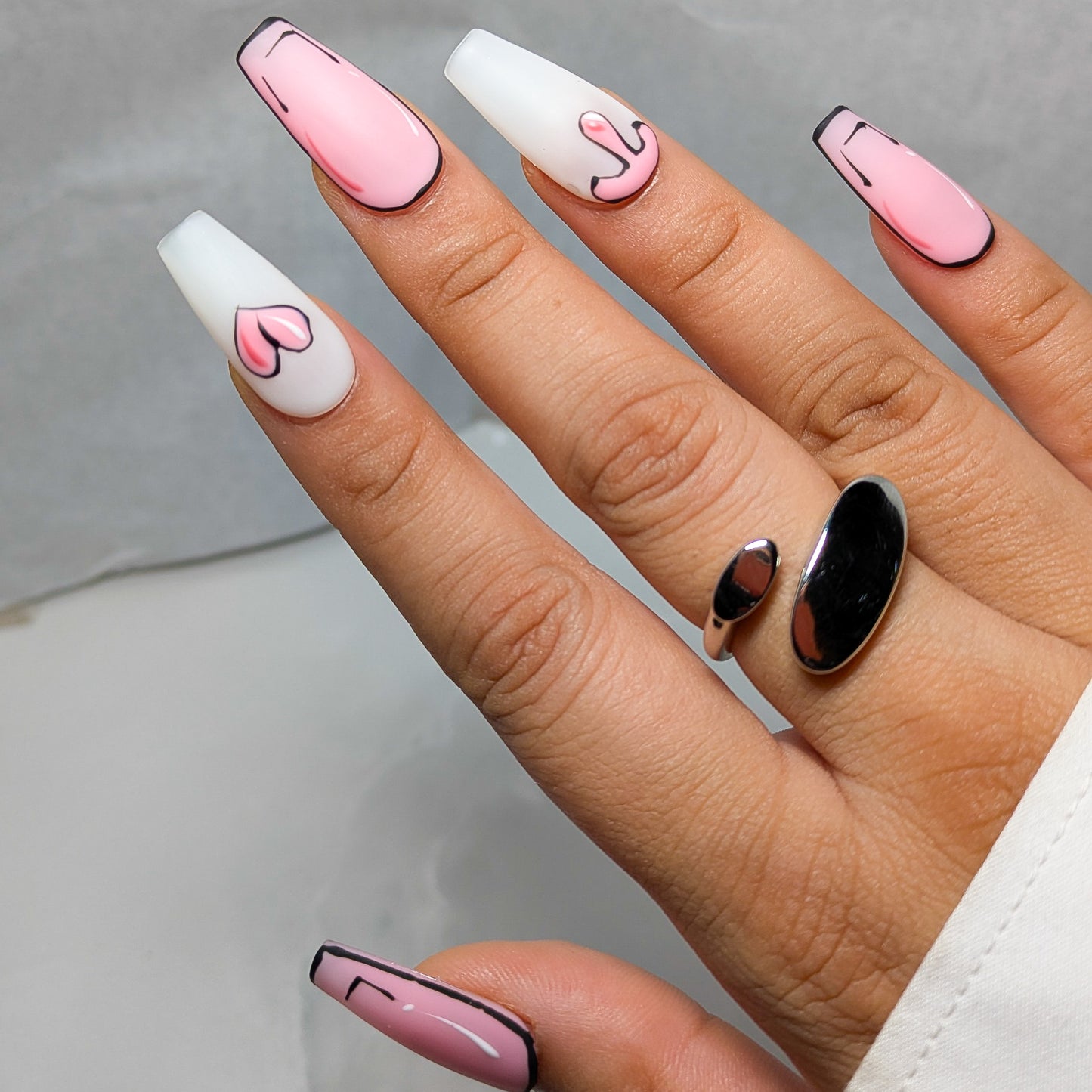 Cartoon Love - Press on Nails