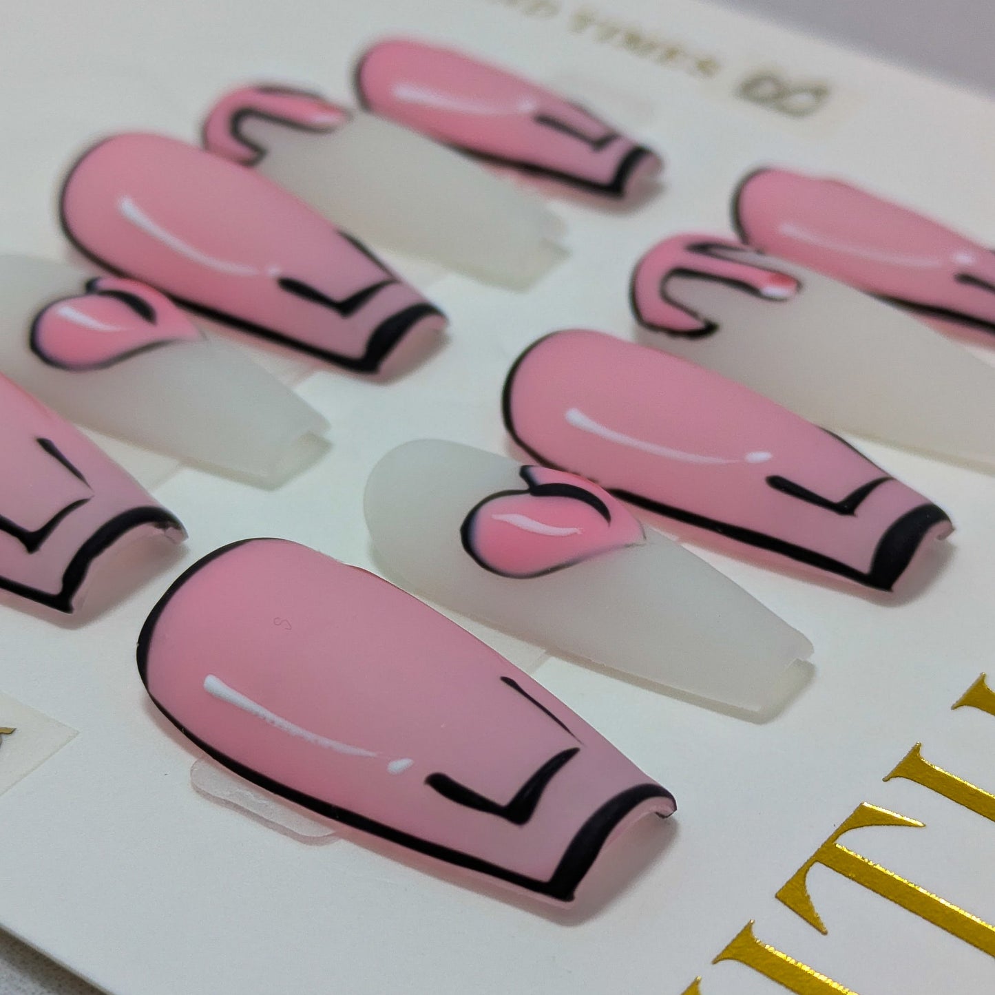 Cartoon Love - Press on Nails