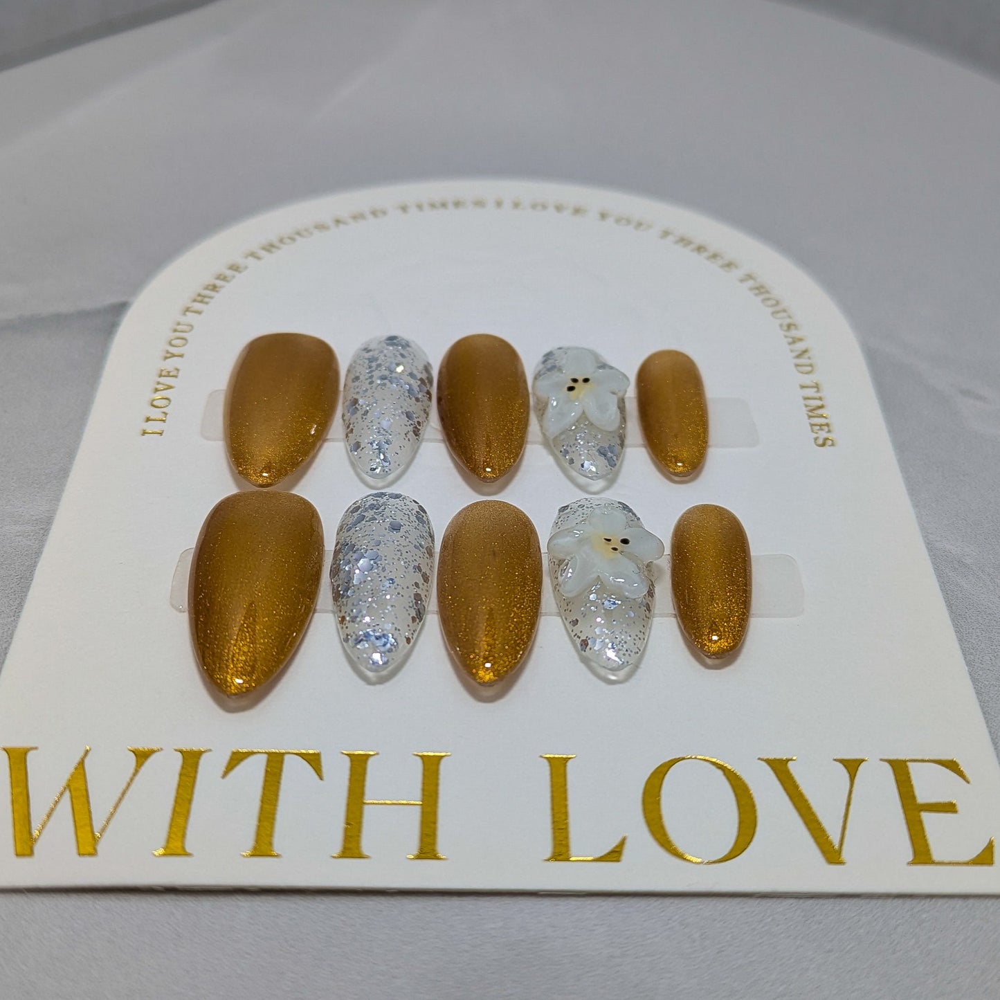 Golden Hour - Press on Nails