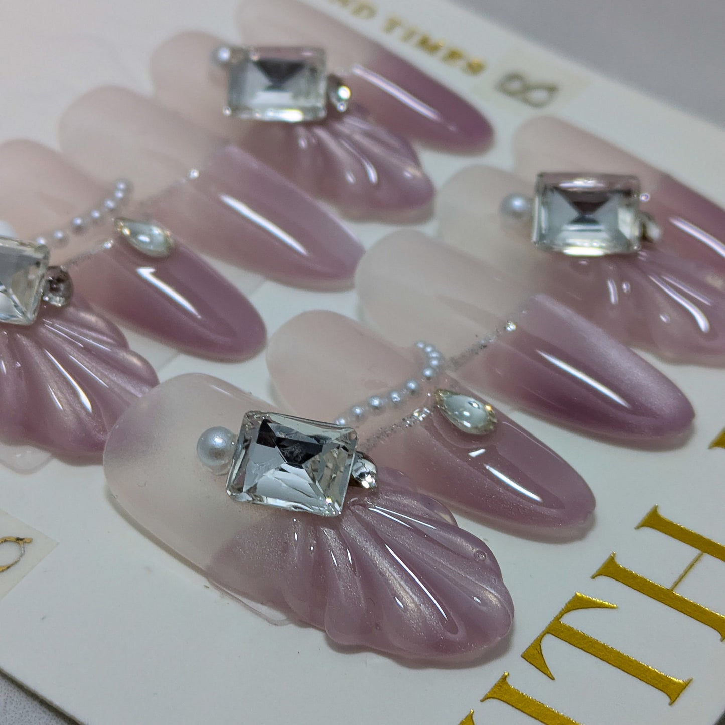 Purple Mermaid- Press on Nails