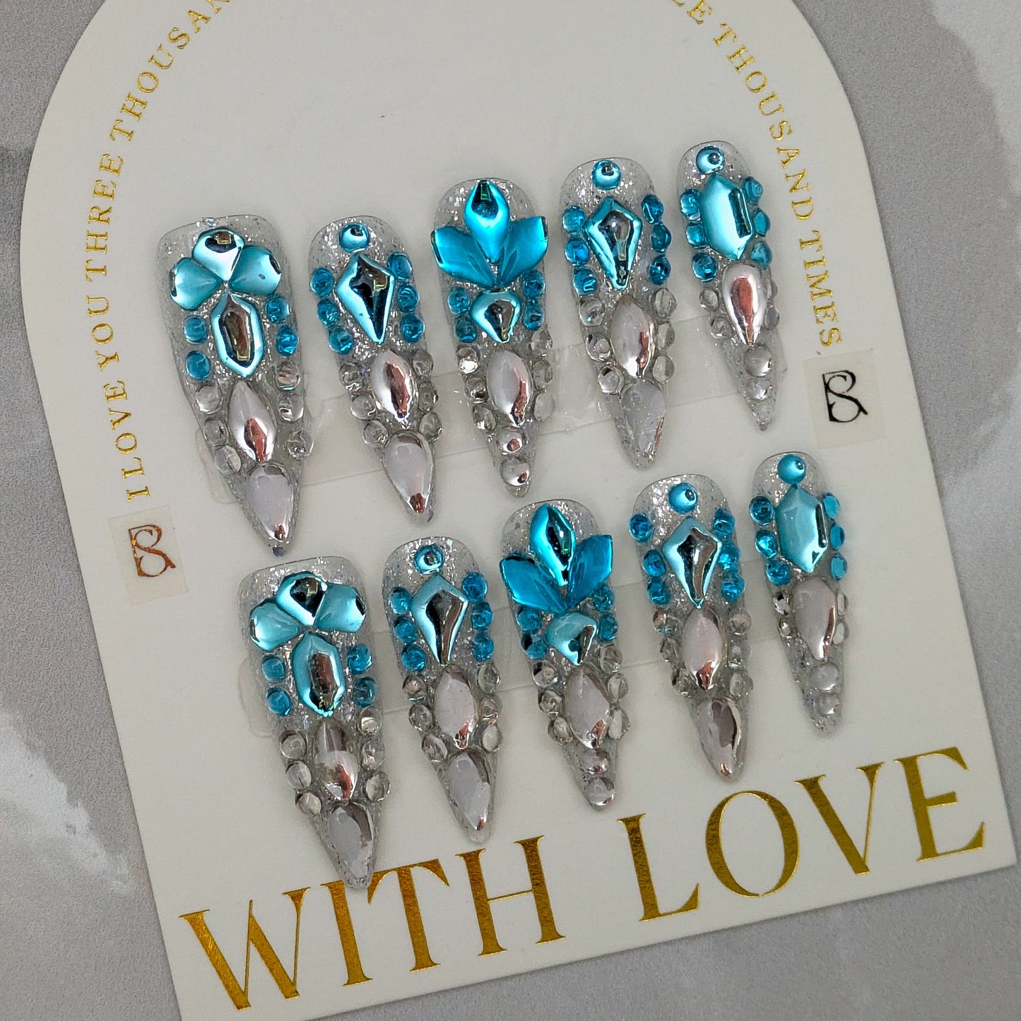 Snow Shine - Press on Nails