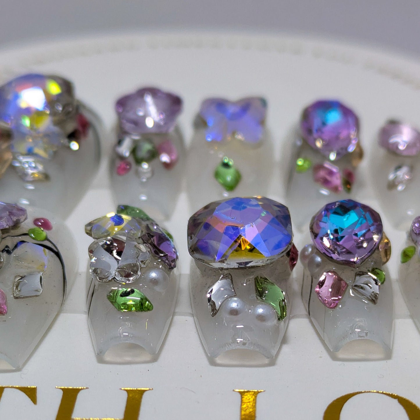 Crystal Bouquet - Press on Nails