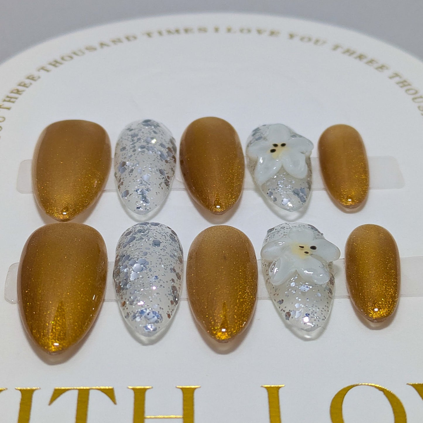 Golden Hour - Press on Nails