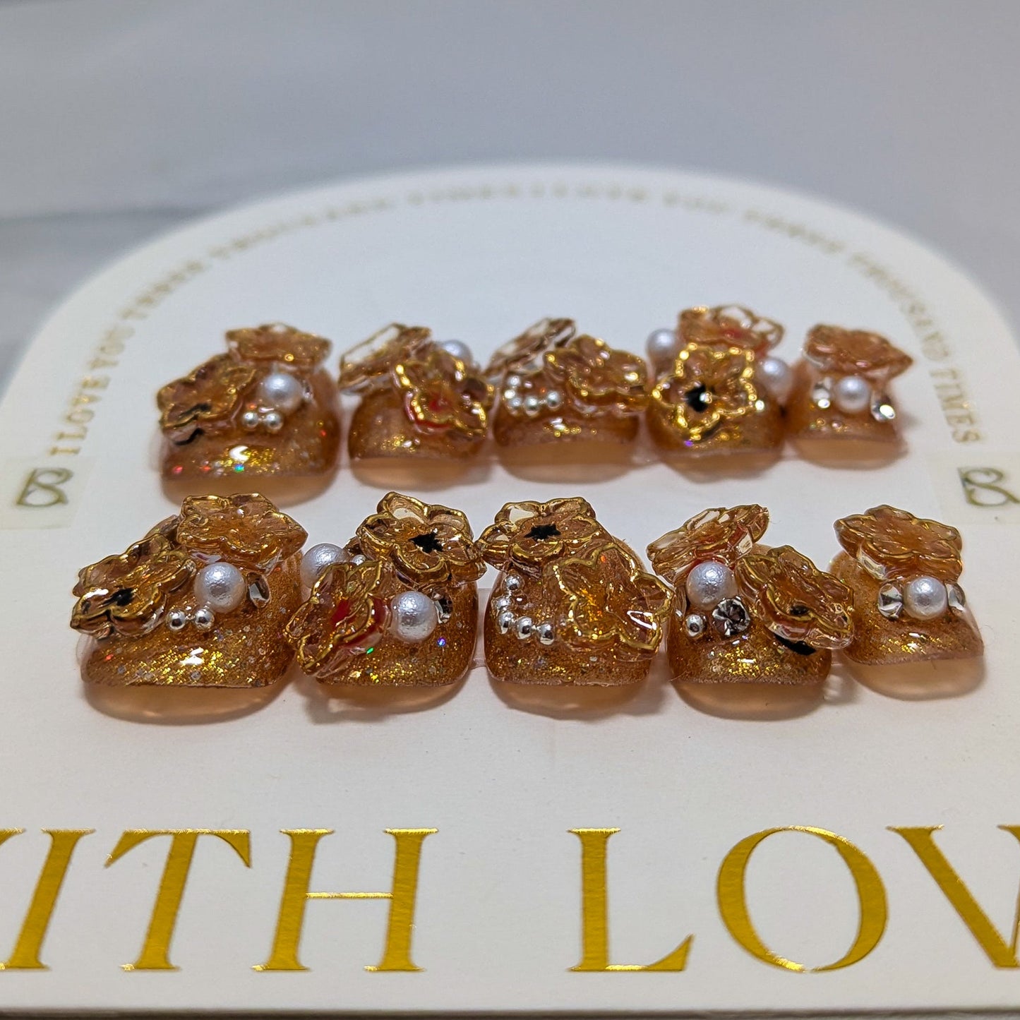 Japanese Gold - Press on Nails
