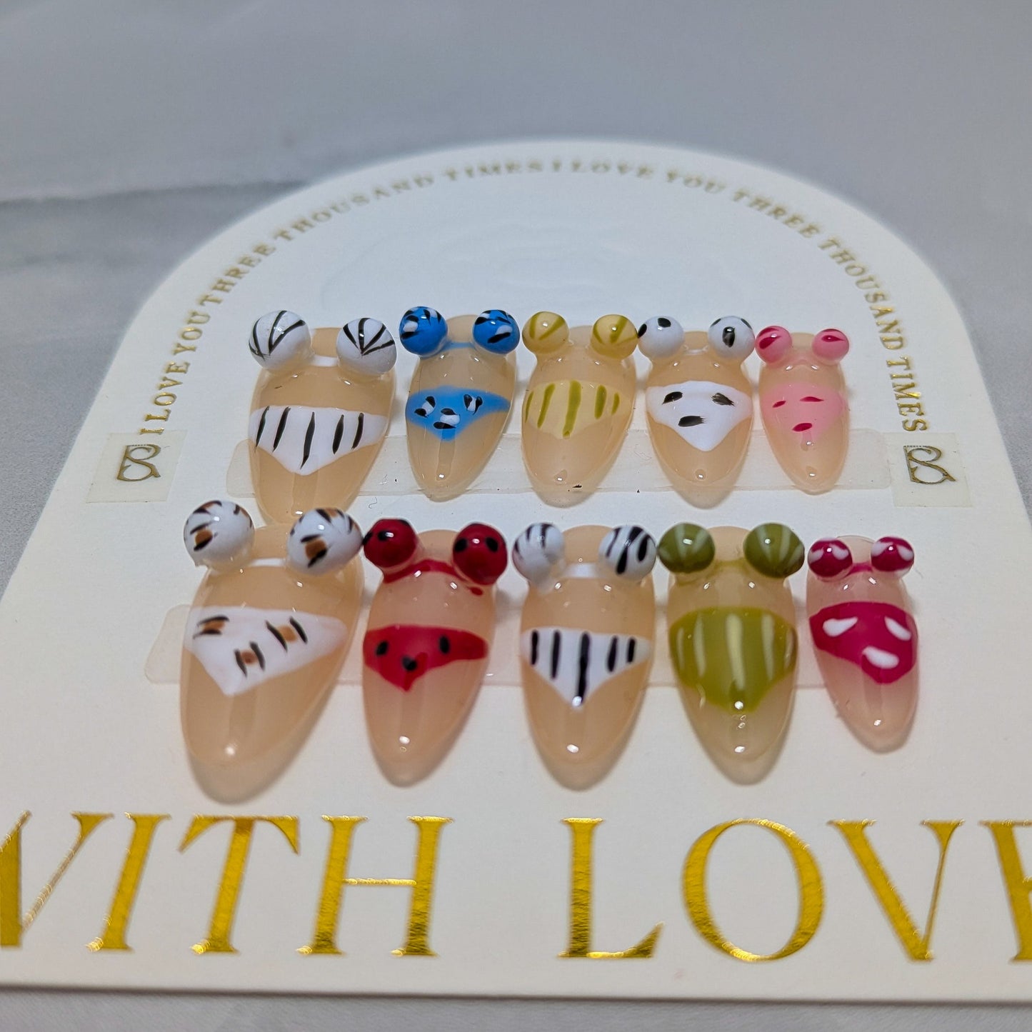 Swimsuit Vacation - Press on Nails