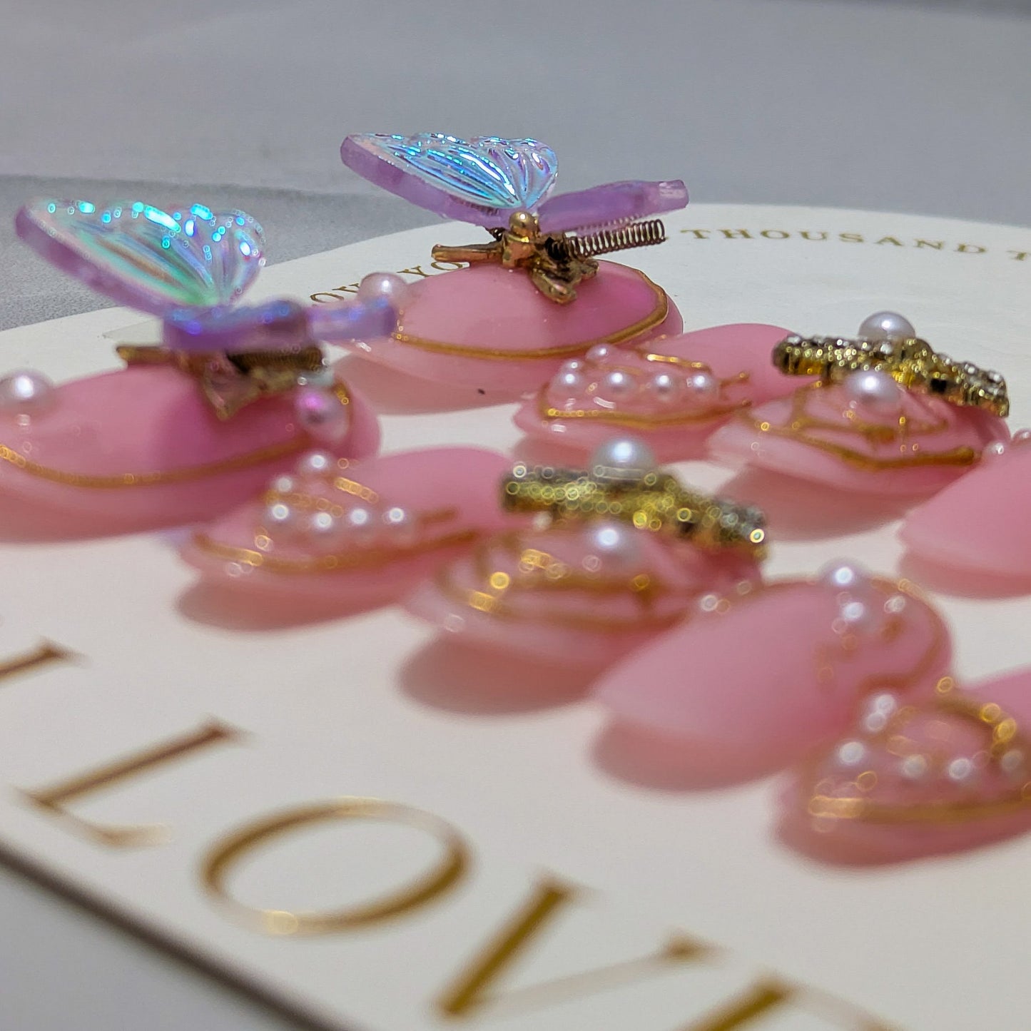 Flying Butterfly - Press on Nails