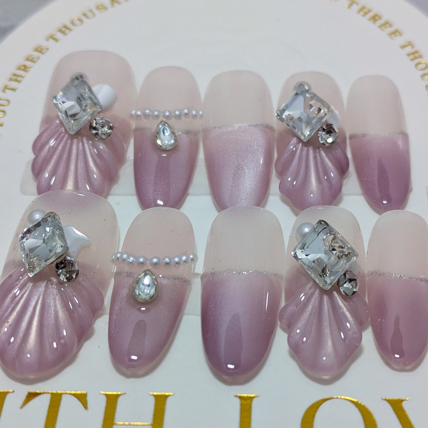 Purple Mermaid- Press on Nails