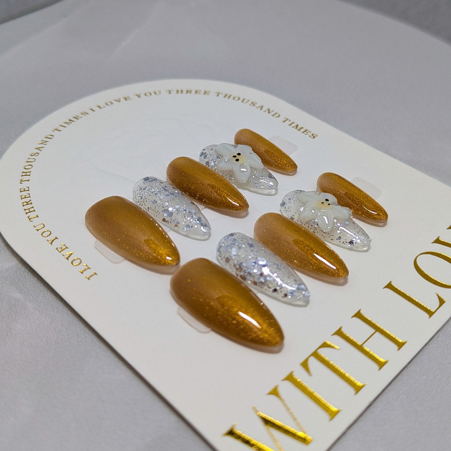 Golden Hour - Press on Nails