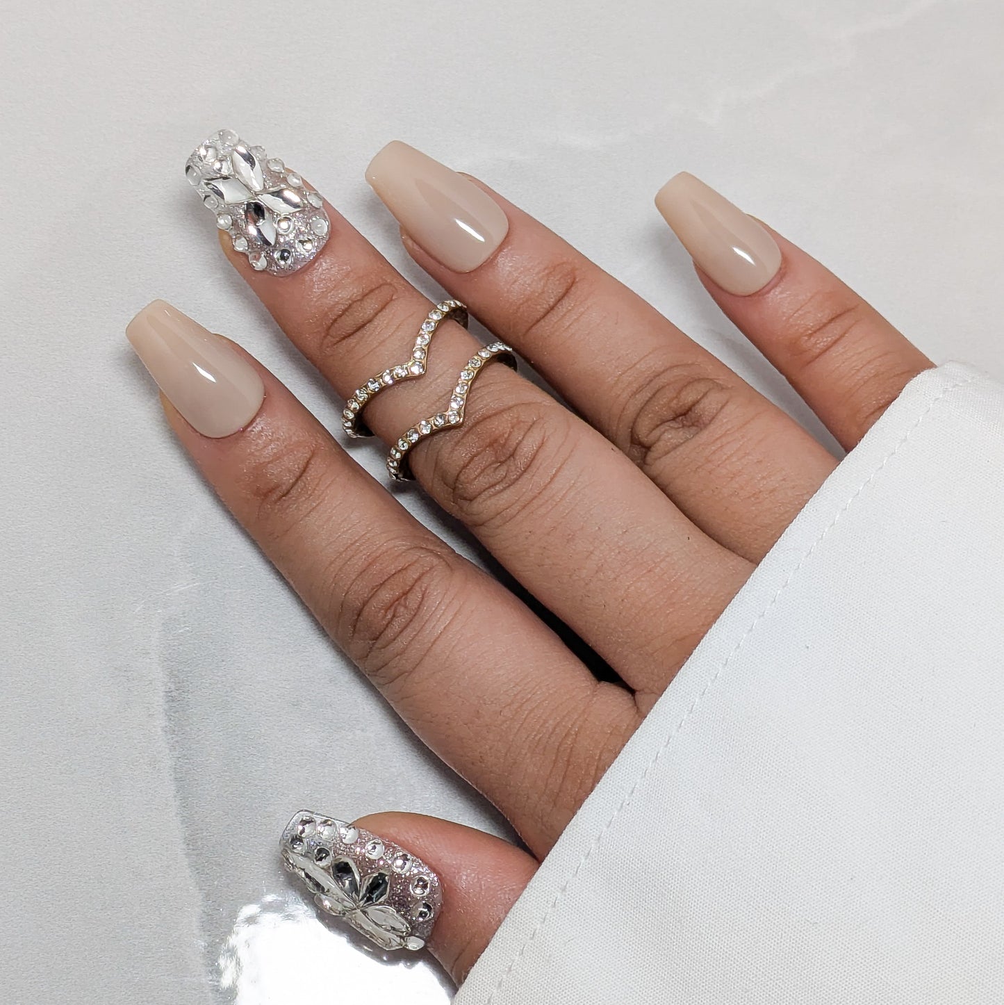 Crystal Glamor - Press on Nails