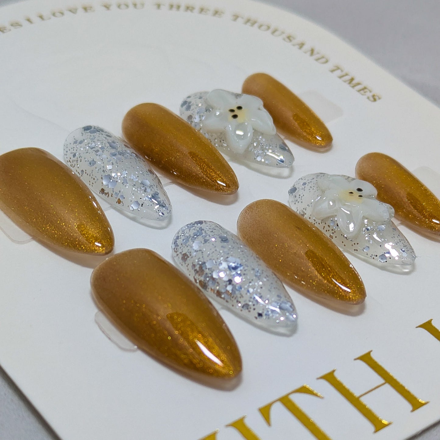 Golden Hour - Press on Nails