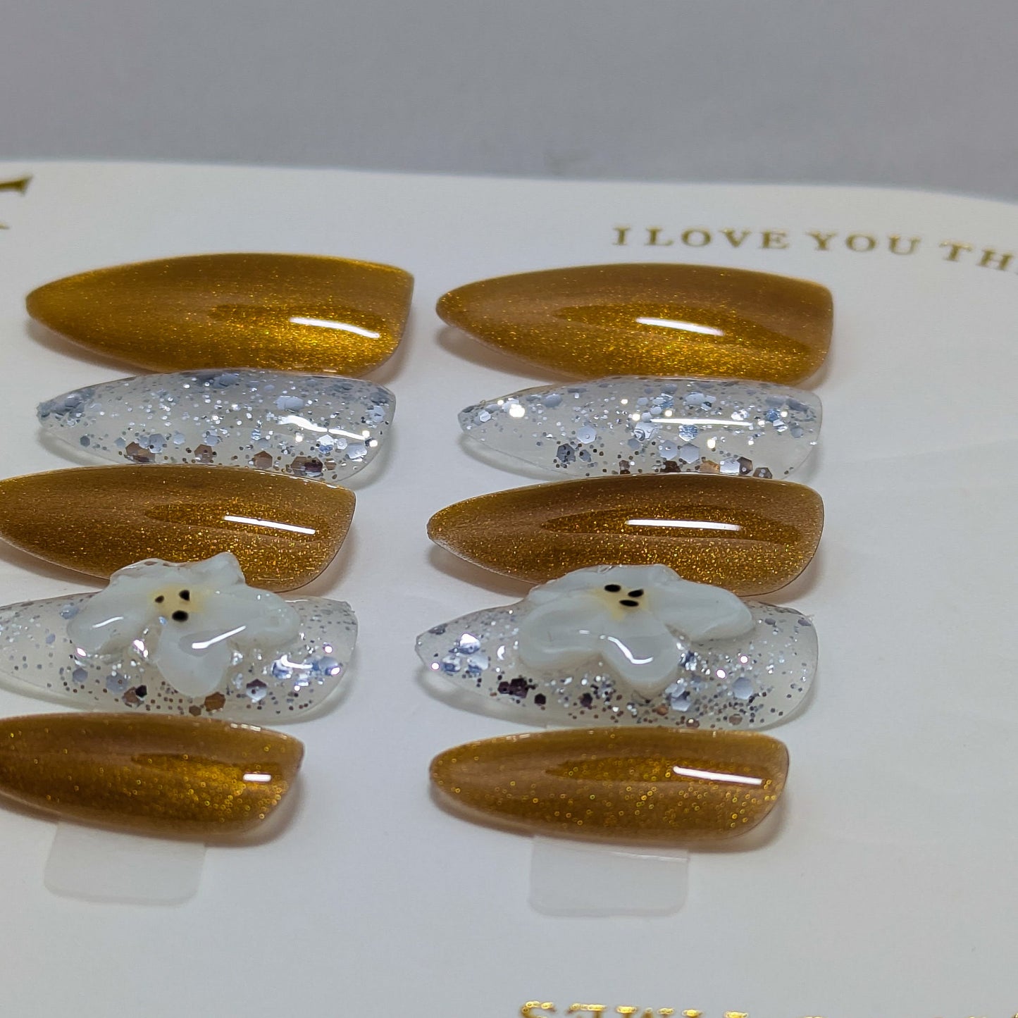 Golden Hour - Press on Nails