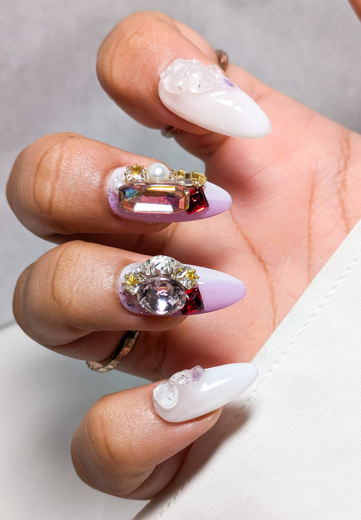 Purple Princess- Press on Nails