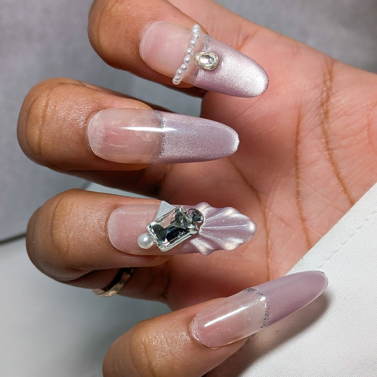 Purple Mermaid- Press on Nails