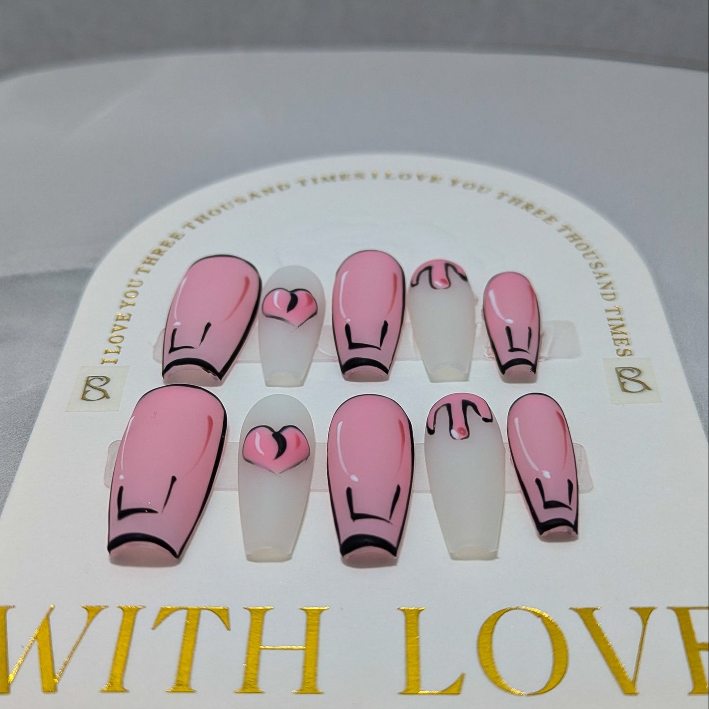 Cartoon Love - Press on Nails