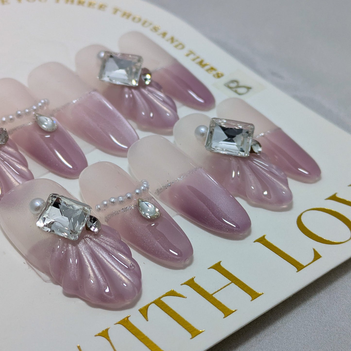 Purple Mermaid- Press on Nails