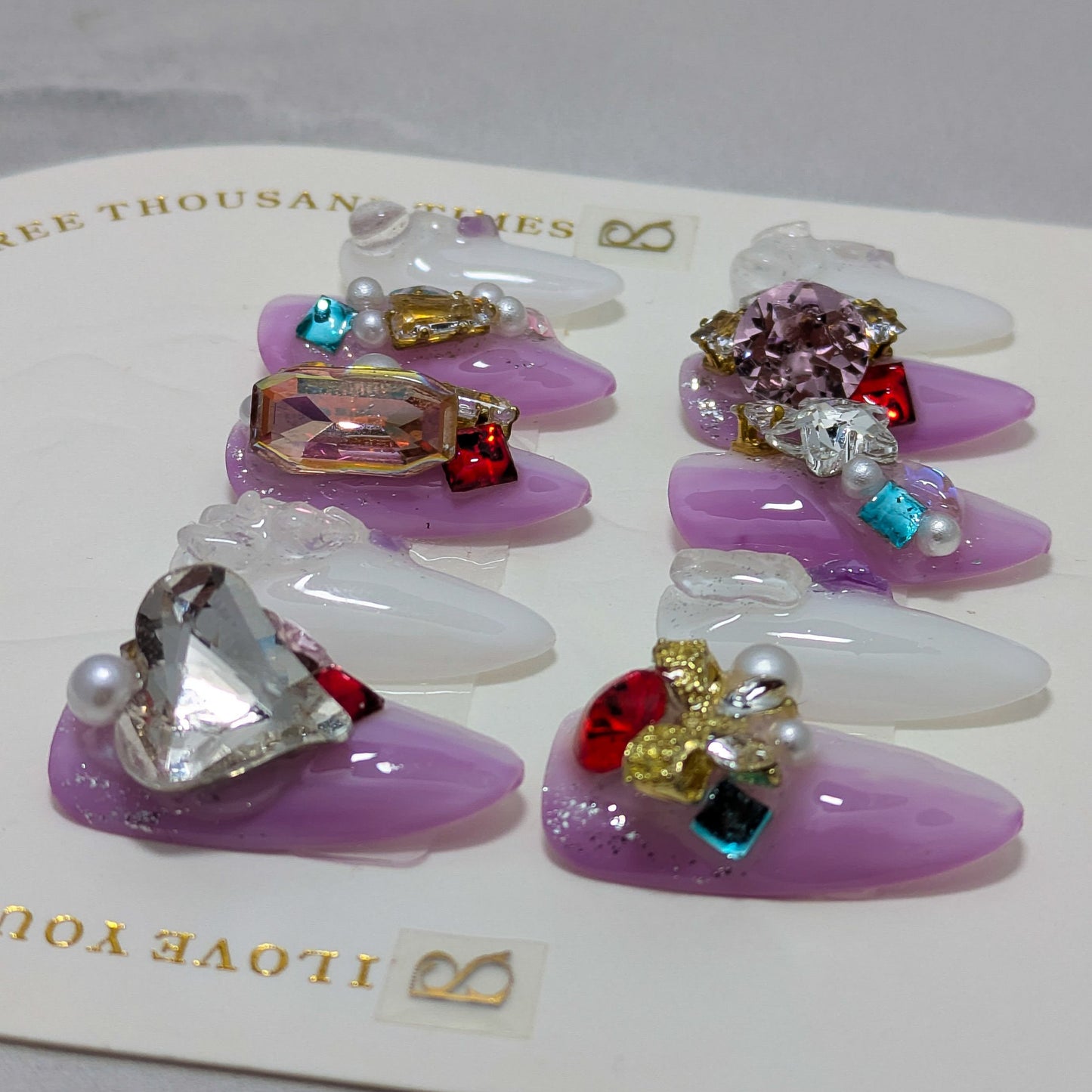Purple Princess- Press on Nails