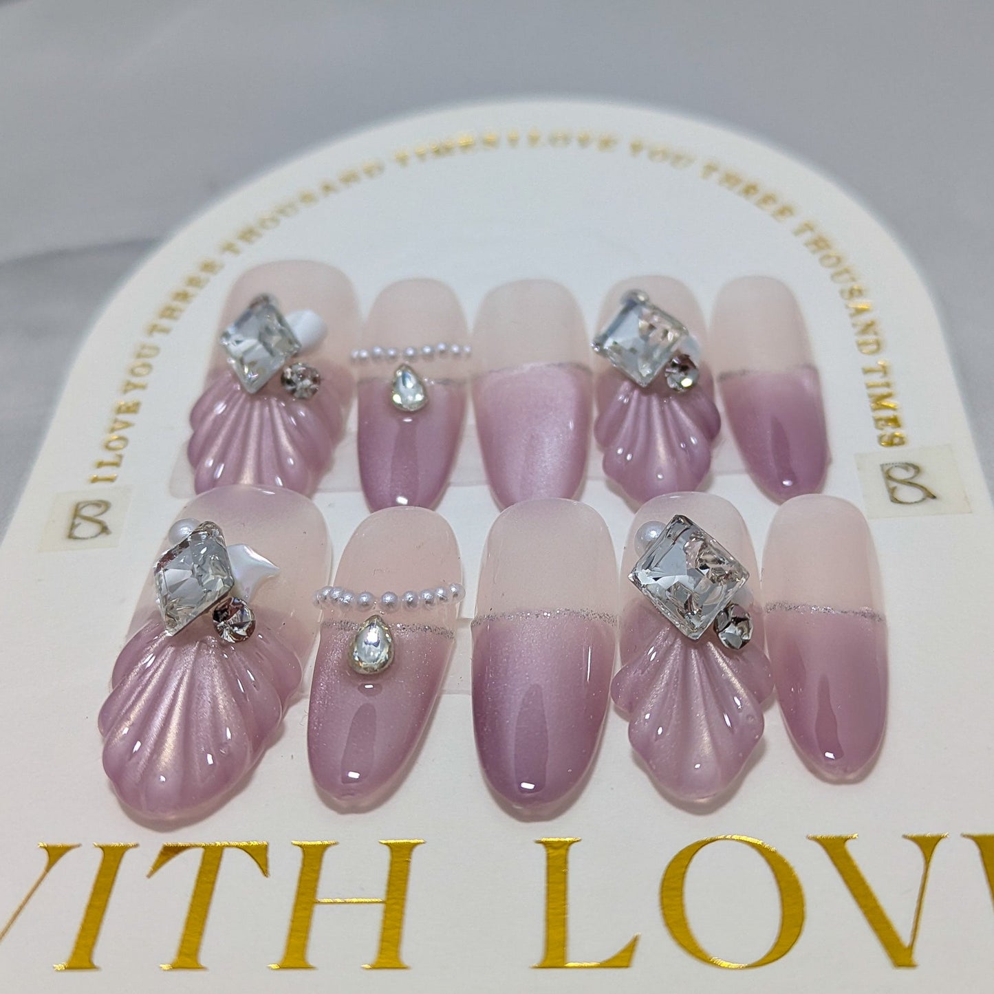 Purple Mermaid- Press on Nails