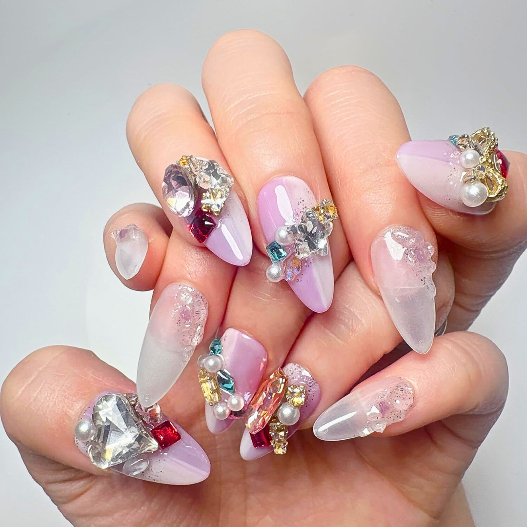 Purple Princess- Press on Nails