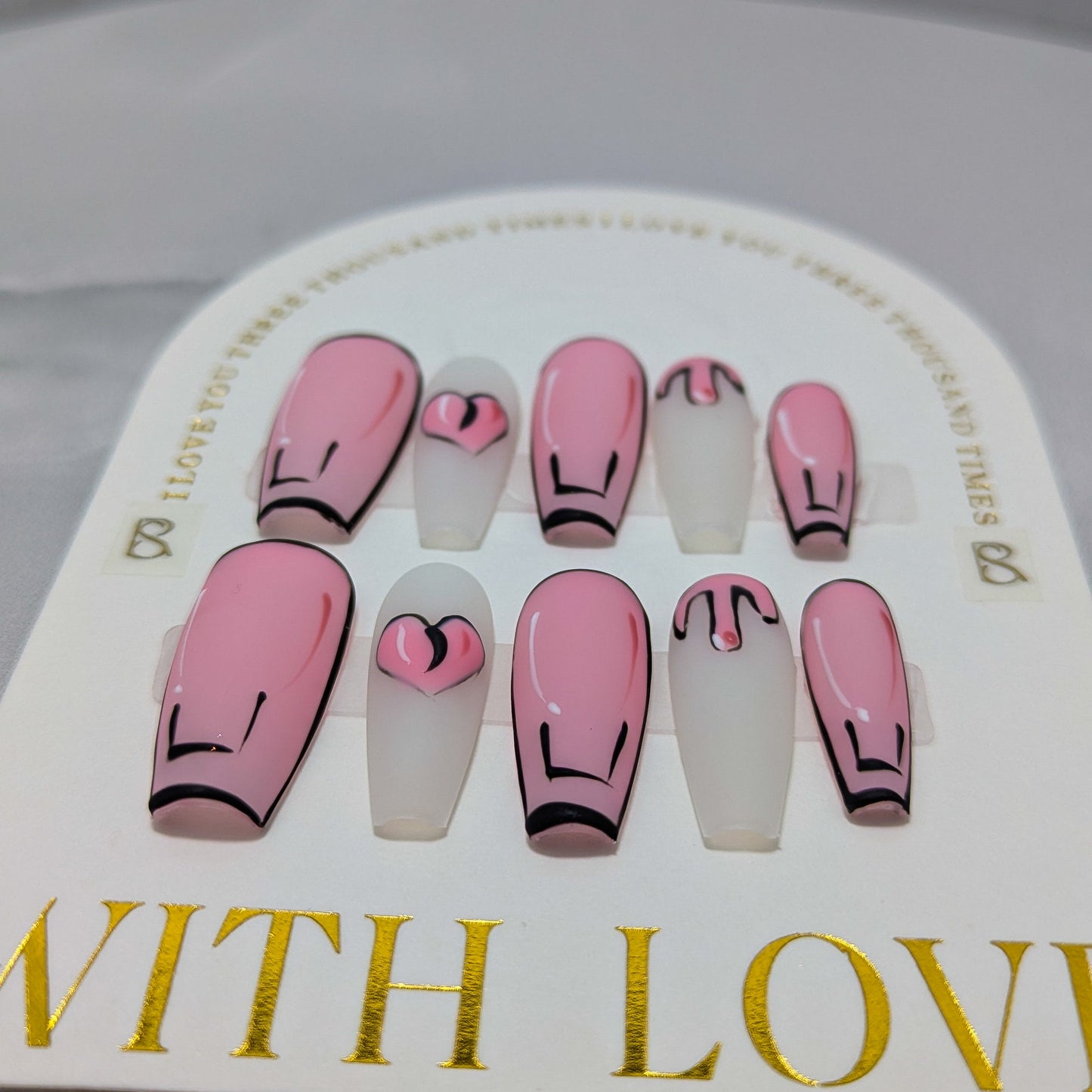 Cartoon Love - Press on Nails