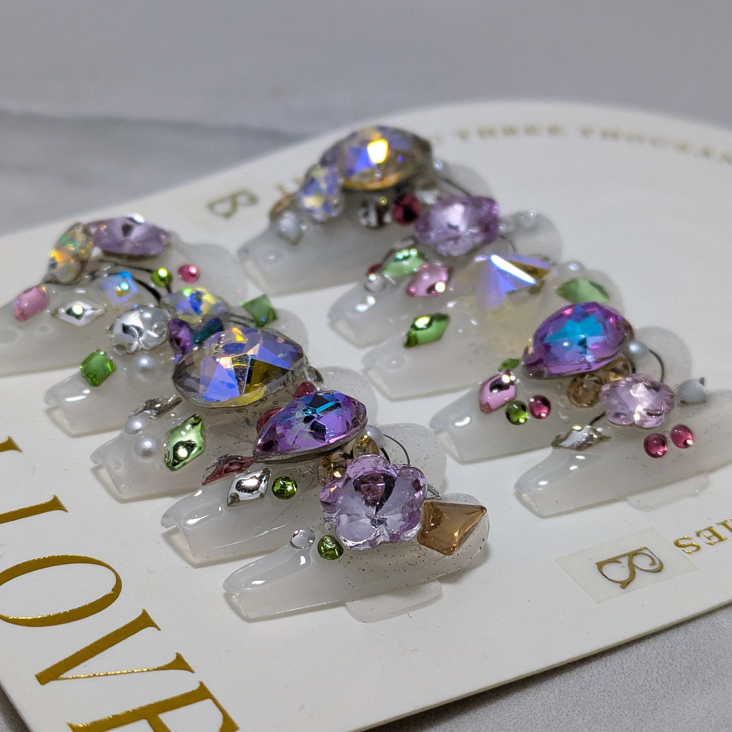 Crystal Bouquet - Press on Nails