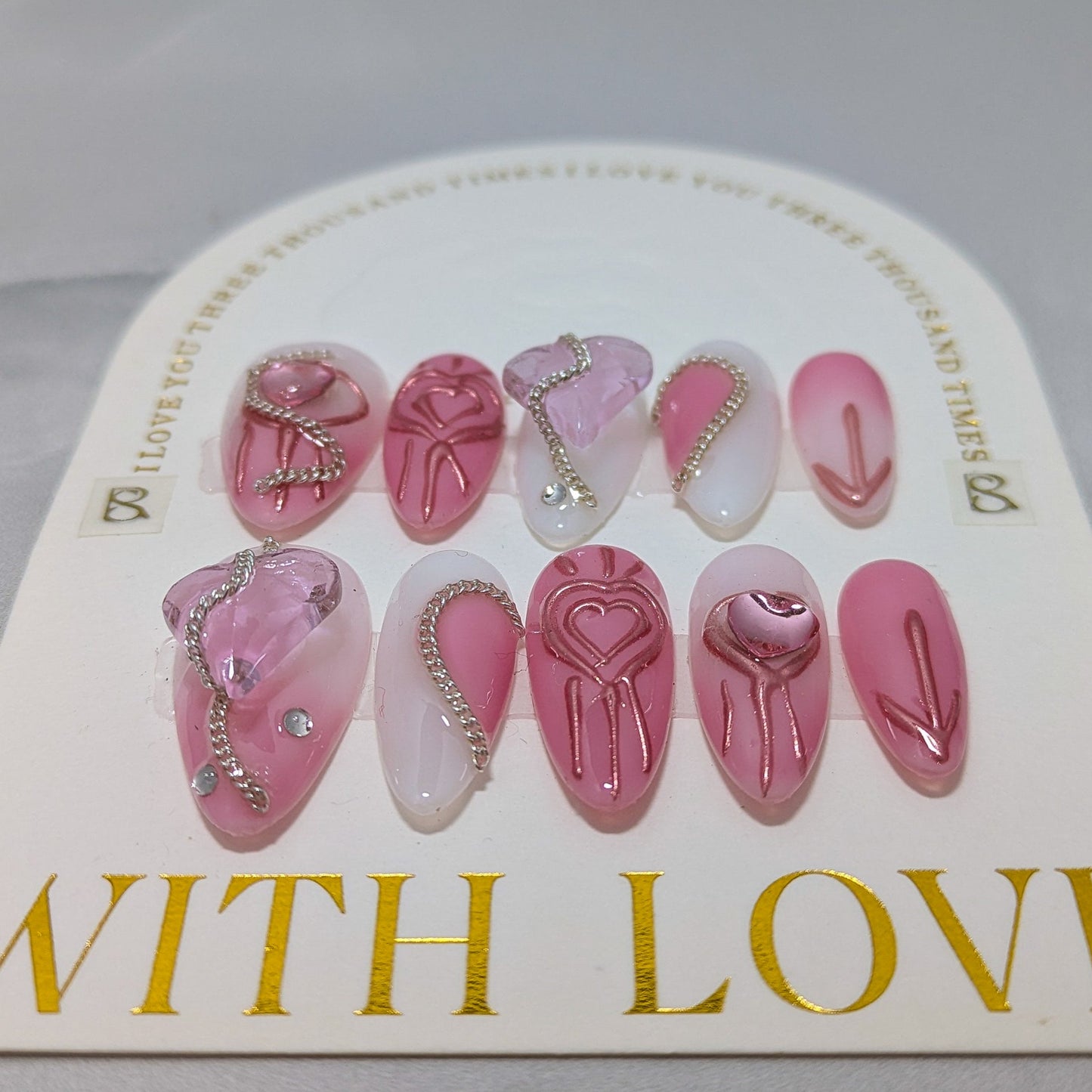 My Heart in chains - Press on Nails