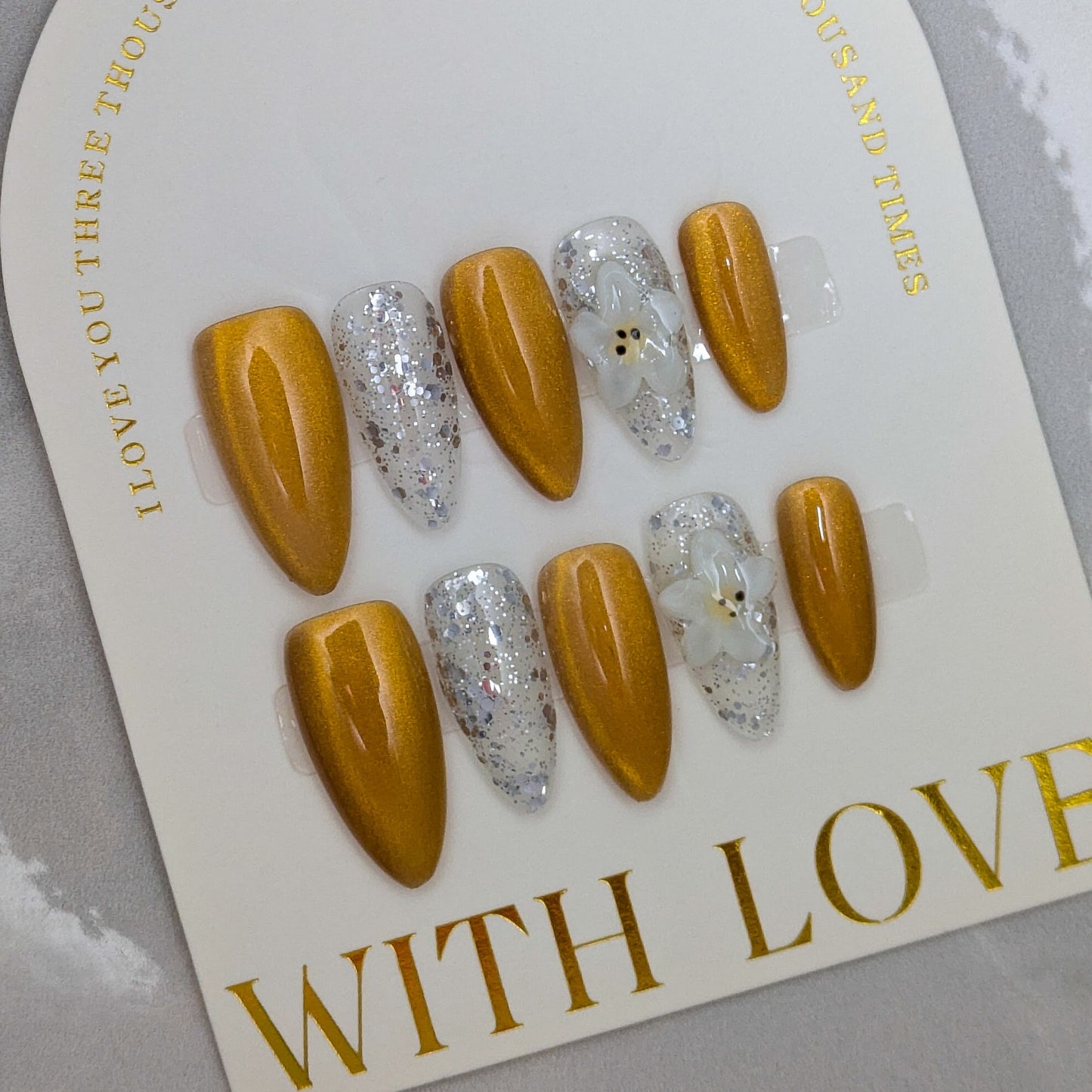 Golden Hour - Press on Nails