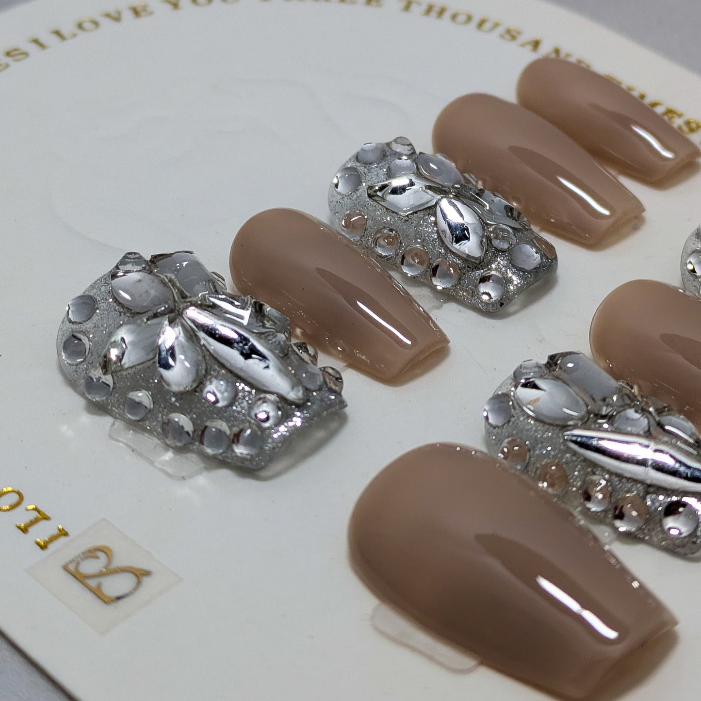 Crystal Glamor - Press on Nails