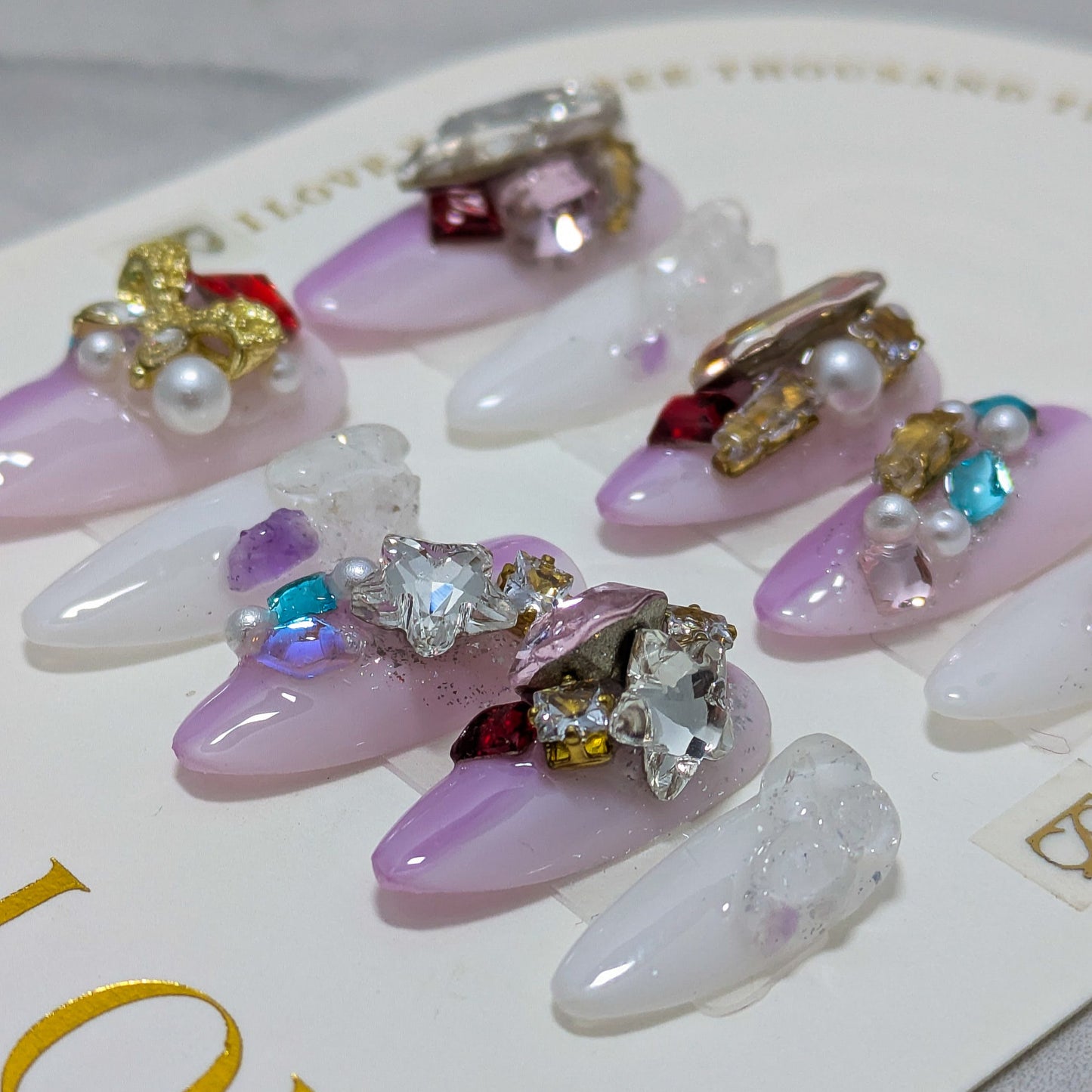 Purple Princess- Press on Nails