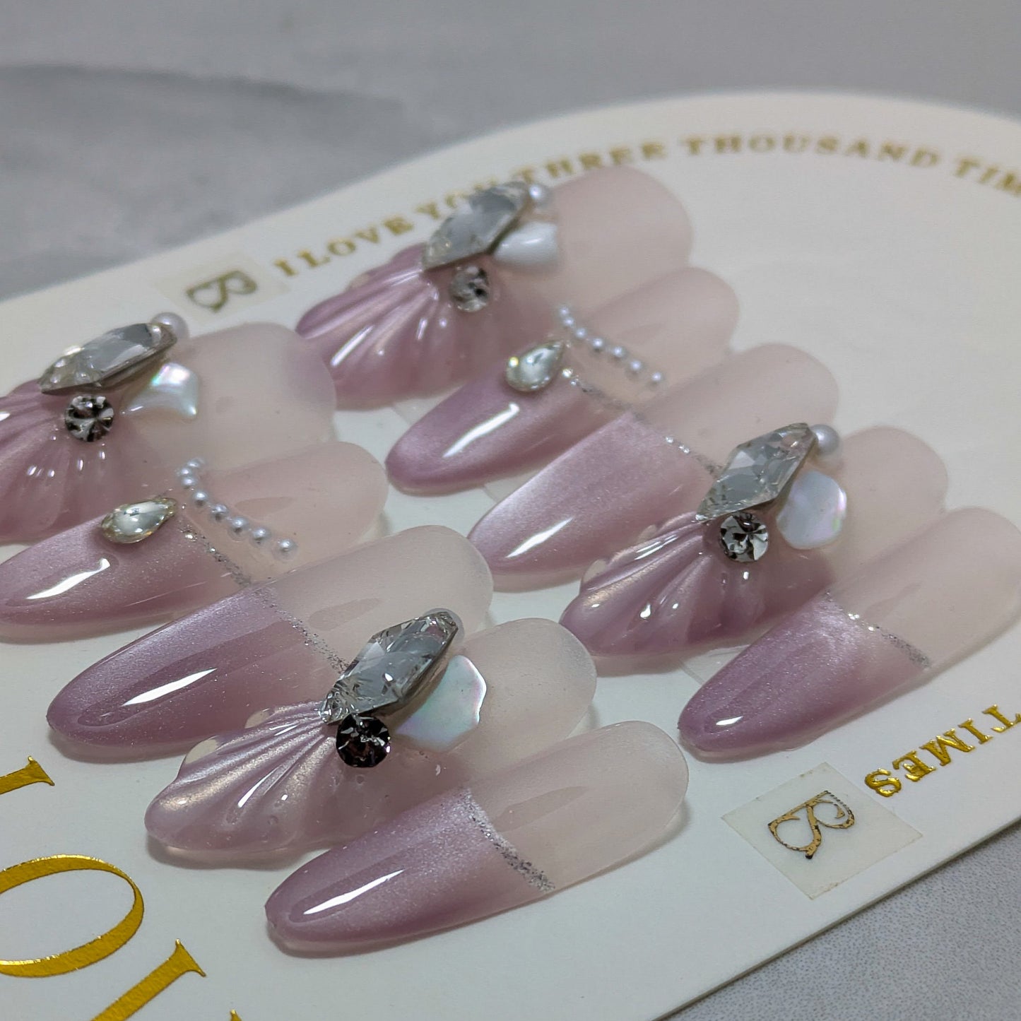Purple Mermaid- Press on Nails