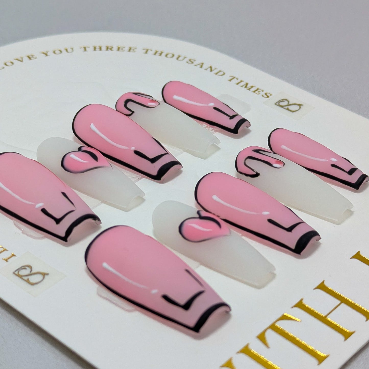 Cartoon Love - Press on Nails