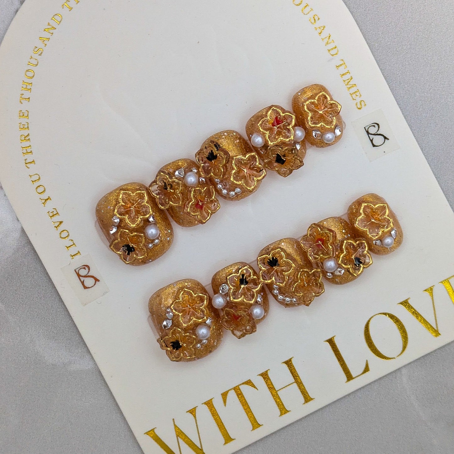 Japanese Gold - Press on Nails