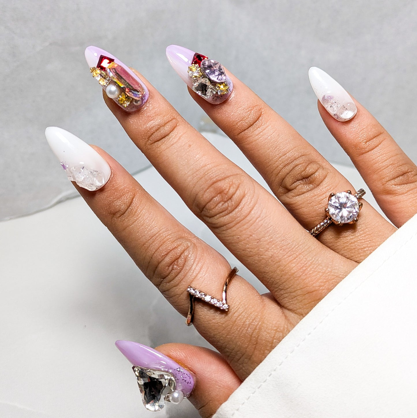 Purple Princess- Press on Nails