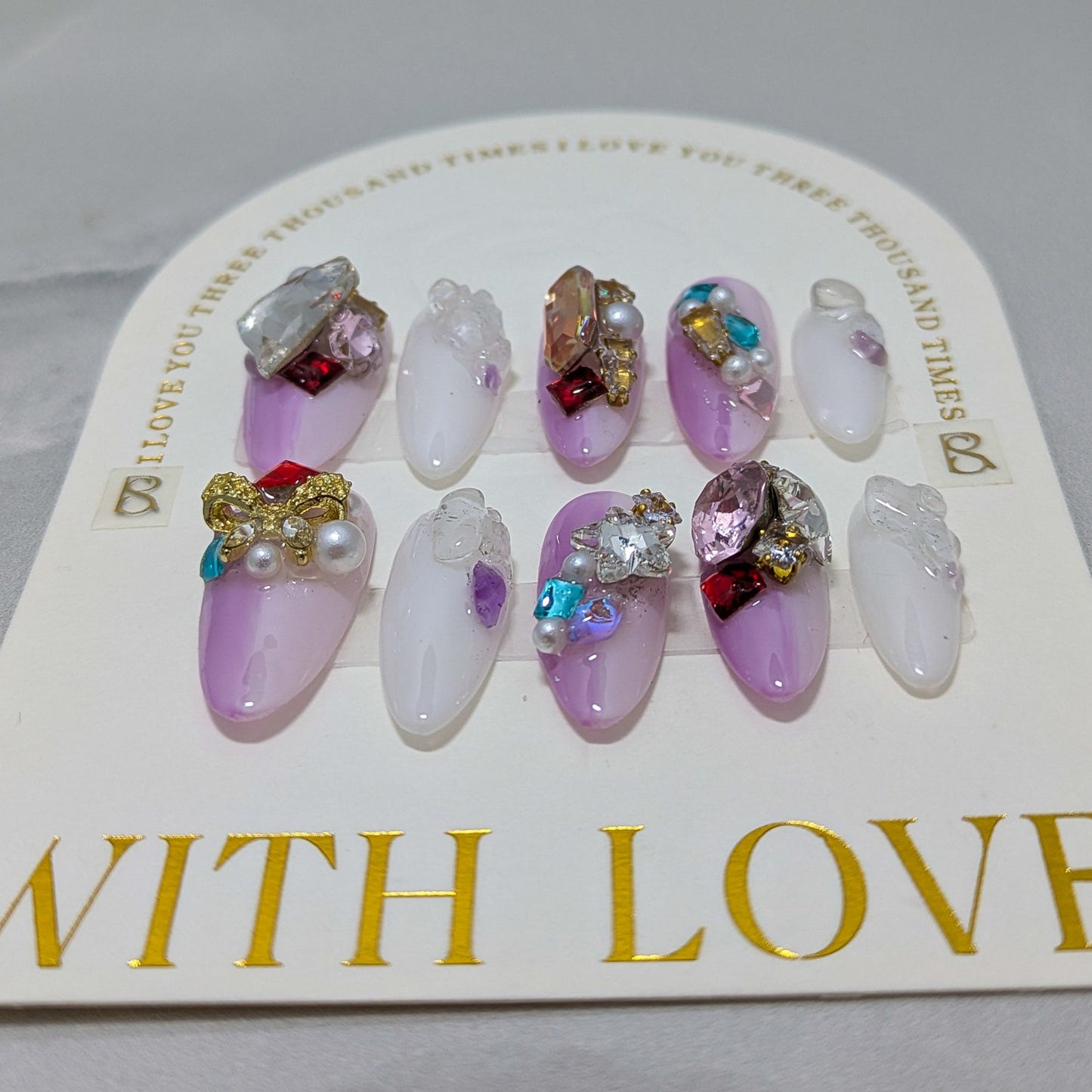 Purple Princess- Press on Nails
