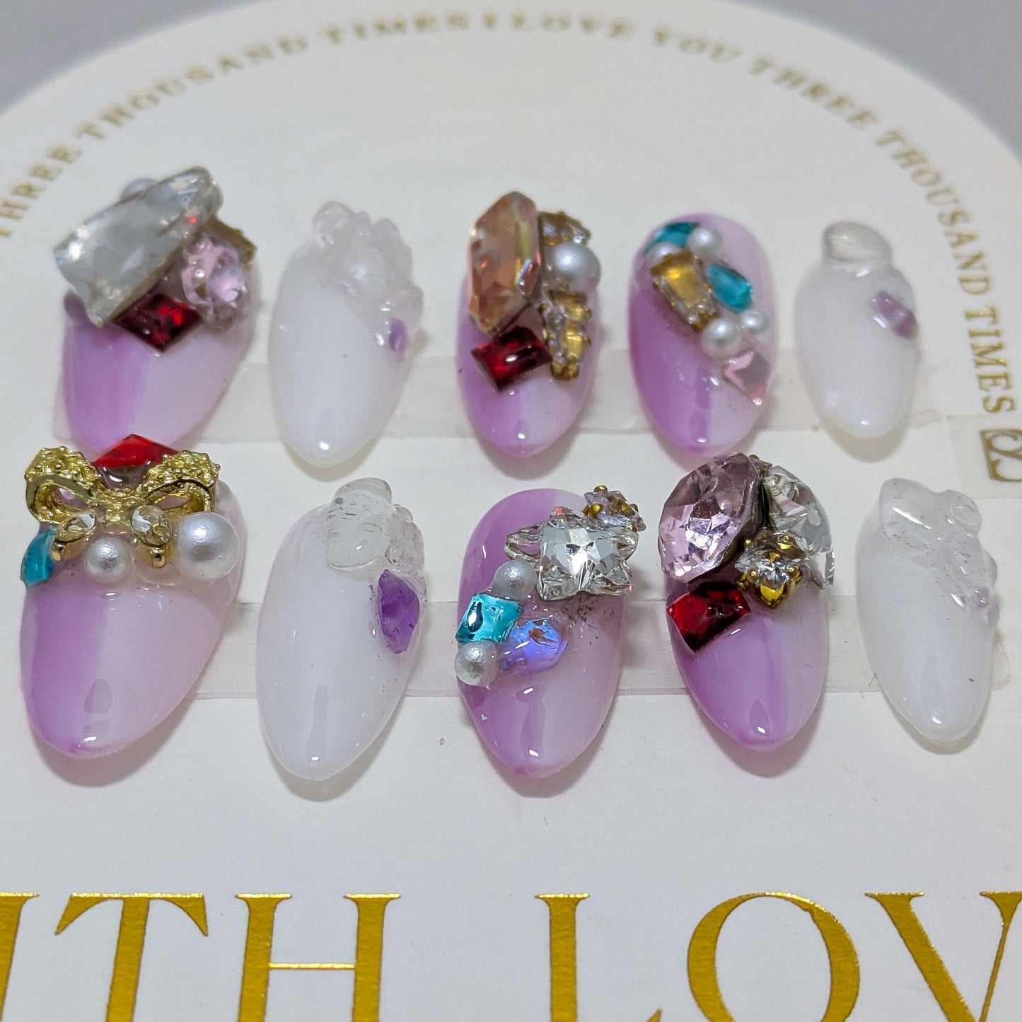 Purple Princess- Press on Nails