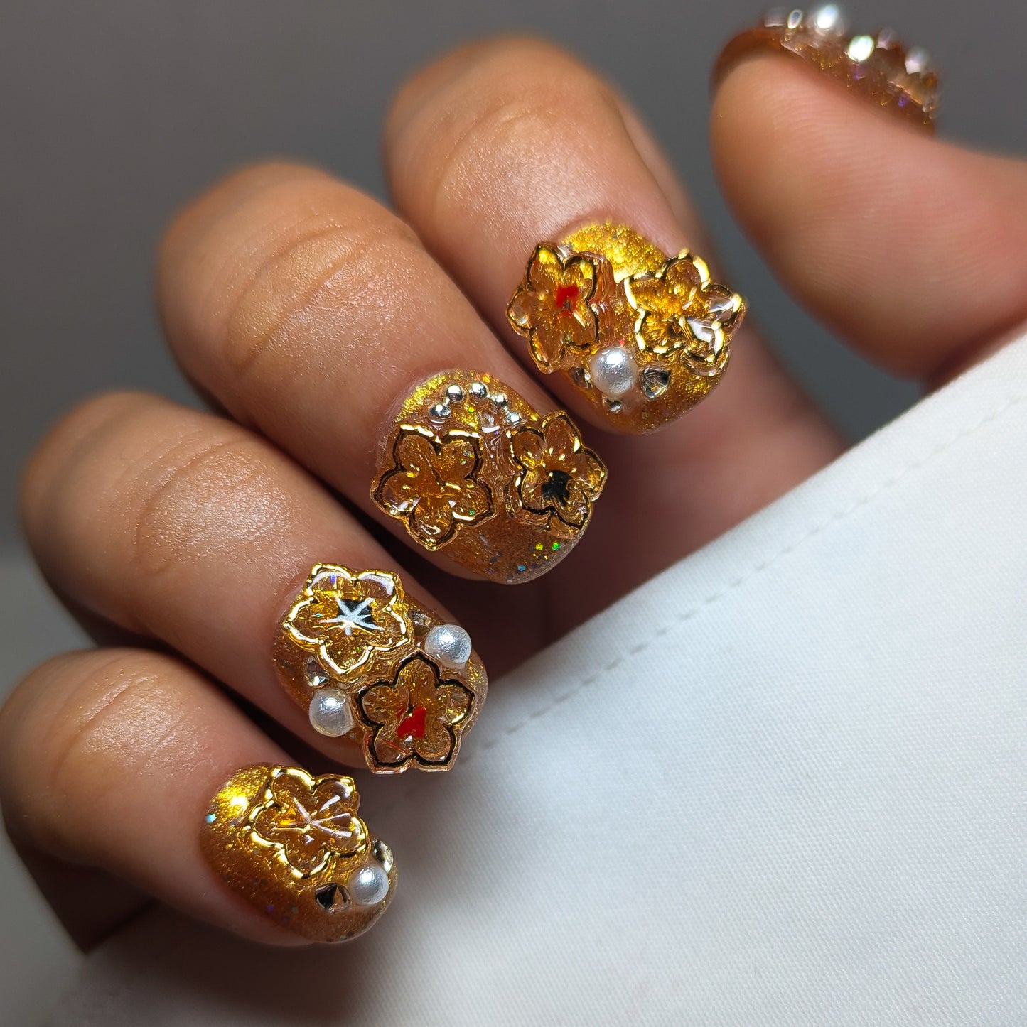 Japanese Gold - Press on Nails