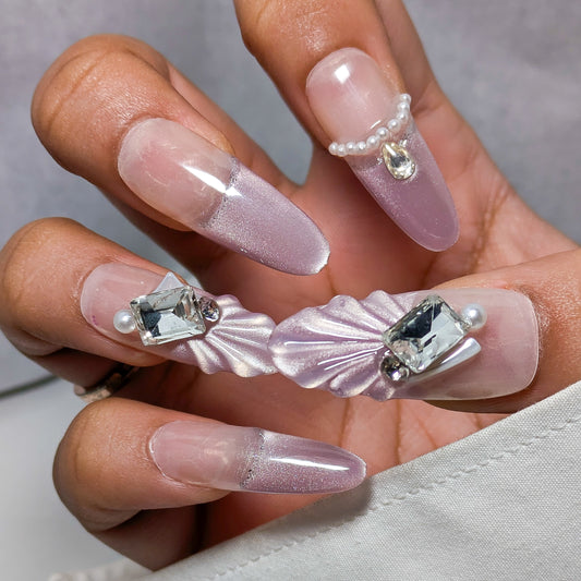 Purple Mermaid- Press on Nails